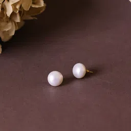 Senshi Pearls Beaded Circular Shaped Studs-16