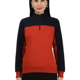 Monte Carlo Navy & Orange Regular Fit Sweatshirt-58