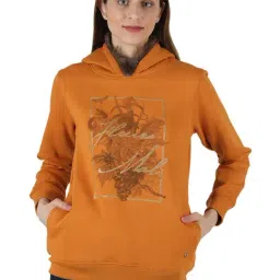 Monte Carlo Orange Printed Hoodies-image-74