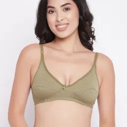 Clovia Green Non Wired Non Padded Full Coverage Bra-40
