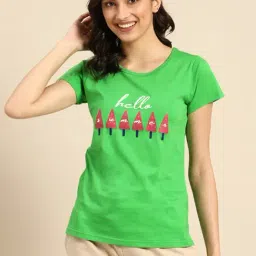 Clt.s Green Printed T-Shirt-picture-15