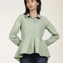 Label Ritu Kumar Green Shirt-picture-22