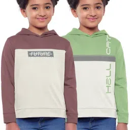 HELLCAT Multicolor Color Block Full Sleeves Sweatshirt(Pack Of 2)-image-63