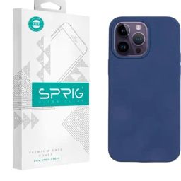 Sprig Liquid Silicone Back Cover for APPLE iPhone 14 Pro Max (Blue)-image-75