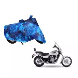 Auto Pearl Waterproof Two Wheeler Cover For Bajaj Avenger 220 Cruise (Blue)-image-85