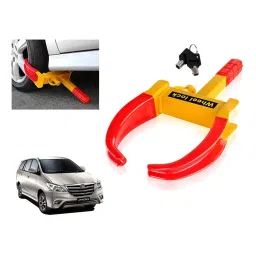 Auto Pearl Claw Type Anti Theft Wheel Clamp Lock for Toyota Innova 2.5 ZX 7 Seater (2013-2015)-29
