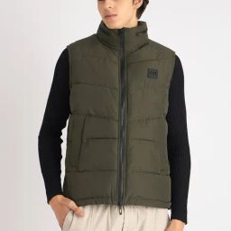 Antony Morato Green Regular Fit Quilted Hooded Jacket-picture-29