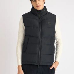 Antony Morato Blue Regular Fit Quilted Hooded Jacket-picture-29