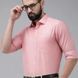 Park Avenue Self Design Slim Fit Formal Shirt-image-20