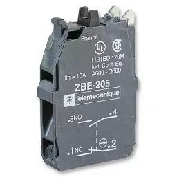 SCHNEIDER ELECTRIC Switch Contact Blocks CONTACT BLOCK, 1NO/1NC, ZBE205-image-22