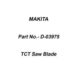 Makita TCT Saw Blade for Aluminium Size 260x30x100T, Part No D-03975-picture-39