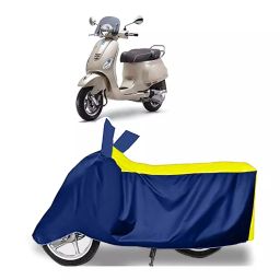 Auto Pearl Two Wheeler Cover for Vespa Elegante - Yellow, Blue-picture-38