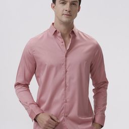 The Collection Men Classic Slim Fit Opaque Casual Shirt-image-98