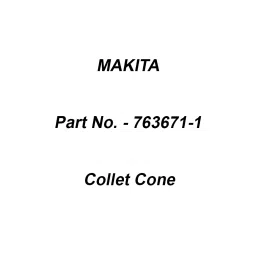 Makita Collet Cone Suitable For GD0602, Part No 763671-1-29