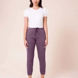 Go Colors! Purple Mid Rise Sports Joggers-image-32