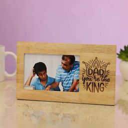 FNP Multicolor MDF Kind Dad Engraved Photo Frame-20