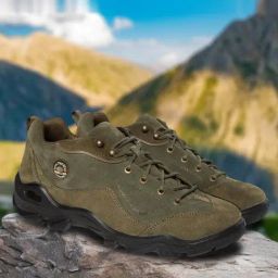 Woodland Men's Olive Outdoor Shoes-image-30