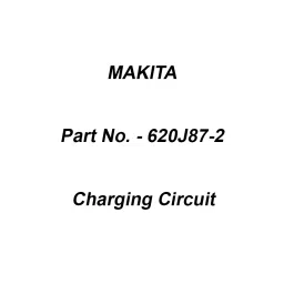 Makita Charging Circuit Suitable For DC18WC, Part No 620J87-2-35