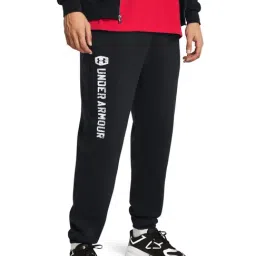Under Armour Black Cotton Loose Fit Sports Joggers-picture-25