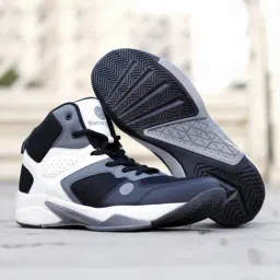 Bacca Bucci Men's WAGER Grey Basketball Shoes-picture-10