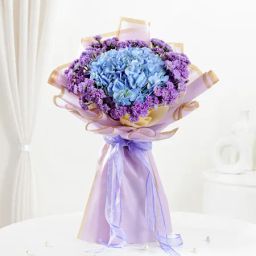 Enchanting Purple Bliss Floral Bouquet-image-0