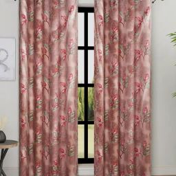 Romee Multi Polyester Floral Curtains and Sheers-3