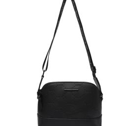 Aldo Black Graphic TEASSII Textured Medium Cross Body-21