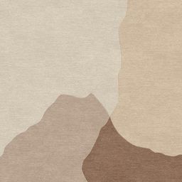 nestroots Brown Geometric Hand-Tufted Woollen Carpet-15