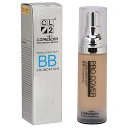 Cameleon Pro Cover Professional Base Makeup Translucent Soft BB Foundation-30ml Shade BB0 image 3