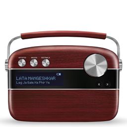 Saregama Carvaan Hindi - Portable Music Player with 5000 Preloaded Songs - Cherrywood Red-24