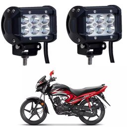 Cartronics 18W 6 Led Aluminum Bar Light/Fog Light for Honda Dream Yuga-31
