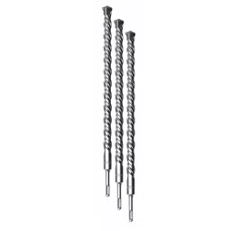 Div's Single Tip Hammer Drill Bit Metal Silver Size 14x1000 mm image 2