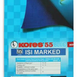 Kores Pencil Carbon Paper - 55 Blue with ISI Mark 210 x 330 mm (Pack of 10 Folder)-13