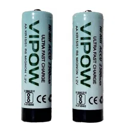 VIPOW 1.2 V DC AA 1800 mAh Ni-MH Reachargeble Battery (Pack of 2)-29