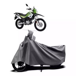 Auto Pearl Two Wheeler Cover with Bag for Hero Impulse, Silver-image-99