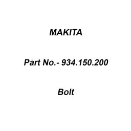Makita Bolt Size 5x22 For DCS4610, Part No 934.150.200-42