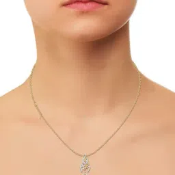 PC Jeweller Ardour 22 kt Gold Pendant with Chain-image-8