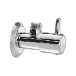 PLUMBER AZTEC Angle Cock Medium with Wall Flange, AZT-2105M-23