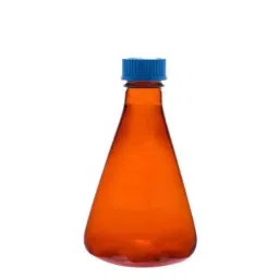 ABGIL Conical Erlenmeyer Flask with Screw Cap 10 L Amber Borosilicate Glass, FC-AC-324-10 image 1