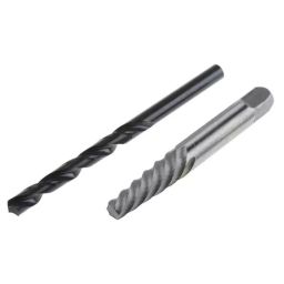 RS PRO 2 piece Steel Screw Extractor Model No 7798830-6