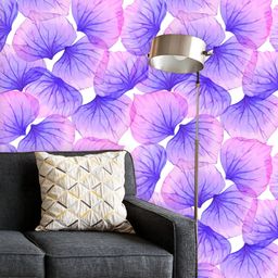 ArtzFolio Printed UV-Resistant Anti-Bacterial Purple Flower PetalPeel & Stick Wallpaper-image-15