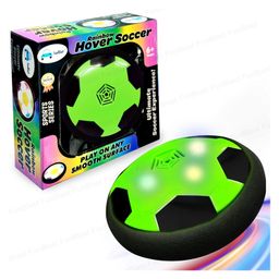 FunBlast Air Powered Hover Soccer Ball with Flashing Light  Green-2