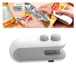 COZY VIBES 2 in 1 USB Rechargeable Magnetic Heat Sealing & Cutting Machine For Plastic Packing Bag Sealer Mini For Food, Snack, Chips, Plastic Bags Portable Cover Sealing Machine-PACK OF 1-COLOR MAY VARY-90