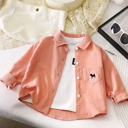 FOREVER FRIDAY Boys Spread Collar Comfort Cotton Casual Shirt-image-9
