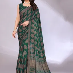 FABMORA Ethnic Motifs Printed Saree-picture-52