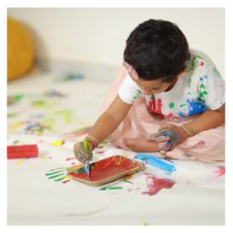 Dabble Chubby Brushes ( Baby's first paint brush) image 2