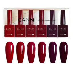 CANNI Set Of 6 Hema Free Gel Nail Polish - 9 ml - 2333-44