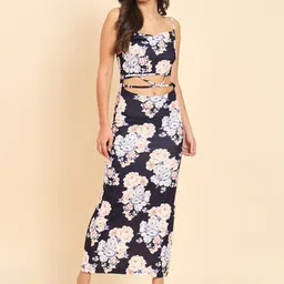 VANGULL Women Floral Printed Maxi Dress-picture-19
