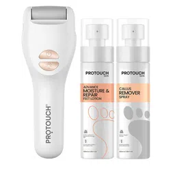 PROTOUCH 3Pc Callus Remover Device Remover Spray & Feet Lotion-29
