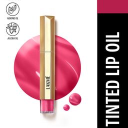 Lakme 9to5 Overtime Shine Tinted Lip Oil Gloss With Almond & Jojoba Oil 5.3ml- Berry Bling-35